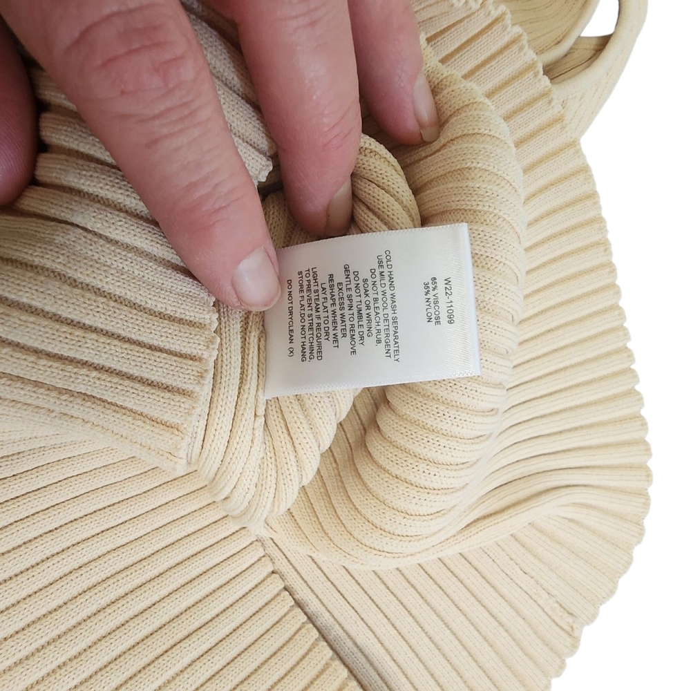 Bec + Bridge Beige Ribbed Knit Dress - Picture 8 of 8